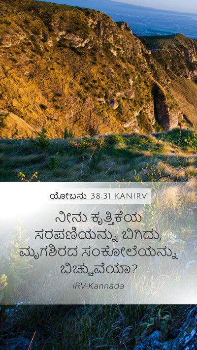 ಯೋಬನು 38:31 KANIRV Mobile Phone Wallpaper - ನೀನು ಕೃತ್ತಿಕೆಯ - Mobile Bible Verse Wallpaper