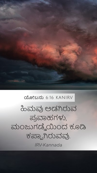 ಯೋಬನು 6:16 KANIRV Bible Verse Image