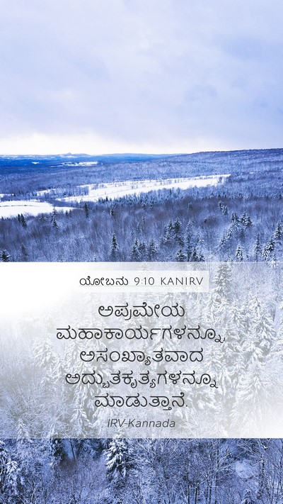 ಯೋಬನು 9:10 KANIRV Bible Verse Image