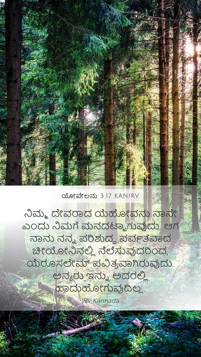 ಯೋವೇಲನು 3:17 KANIRV Bible Verse Image