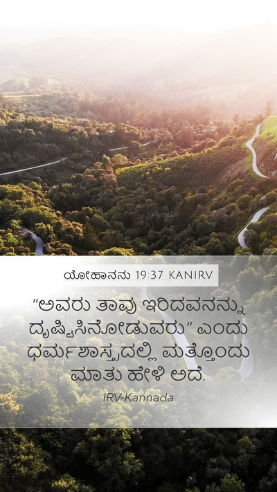 ಯೋಹಾನನು 19:37 KANIRV Bible Verse Image
