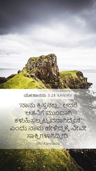 ಯೋಹಾನನು 3:28 KANIRV Bible Verse Image