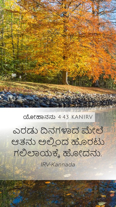 ಯೋಹಾನನು 4:43 KANIRV Bible Verse Image
