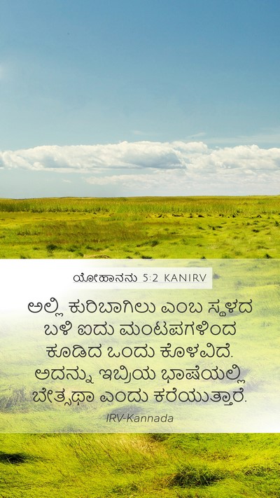 ಯೋಹಾನನು 5:2 KANIRV Bible Verse Image