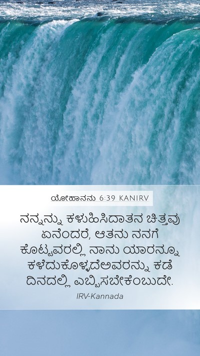 ಯೋಹಾನನು 6:39 KANIRV Bible Verse Image
