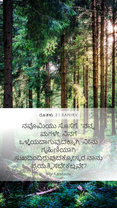 ರೂತಳು 3:1 KANIRV Bible Verse Image