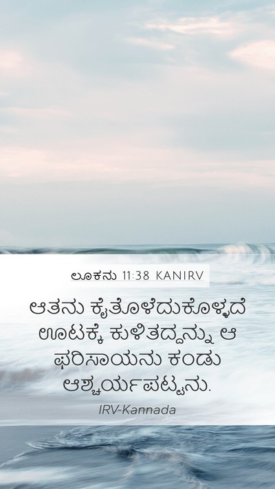 ಲೂಕನು 11:38 KANIRV Bible Verse Image