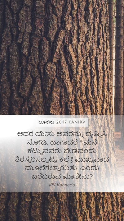 ಲೂಕನು 20:17 KANIRV Bible Verse Image