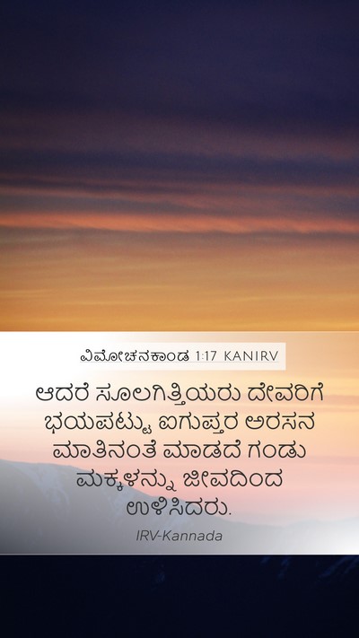 ವಿಮೋಚನಕಾಂಡ 1:17 KANIRV Bible Verse Image