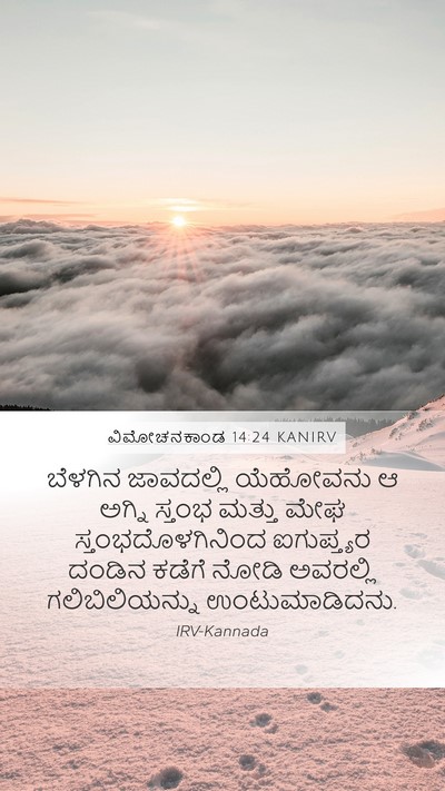 ವಿಮೋಚನಕಾಂಡ 14:24 KANIRV Bible Verse Image
