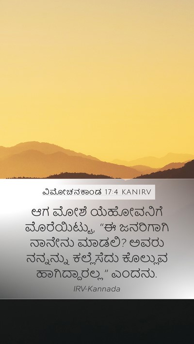 ವಿಮೋಚನಕಾಂಡ 17:4 KANIRV Bible Verse Image