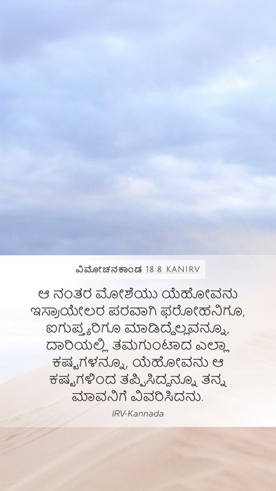 ವಿಮೋಚನಕಾಂಡ 18:8 KANIRV Bible Verse Image