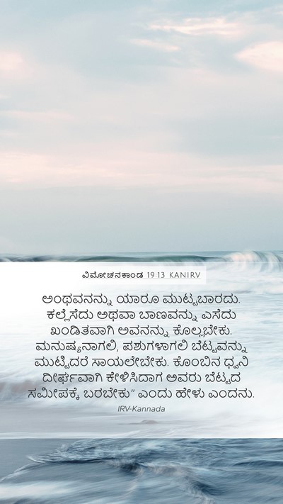 ವಿಮೋಚನಕಾಂಡ 19:13 KANIRV Bible Verse Image