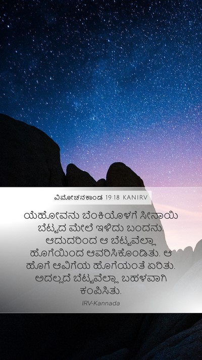 ವಿಮೋಚನಕಾಂಡ 19:18 KANIRV Bible Verse Image