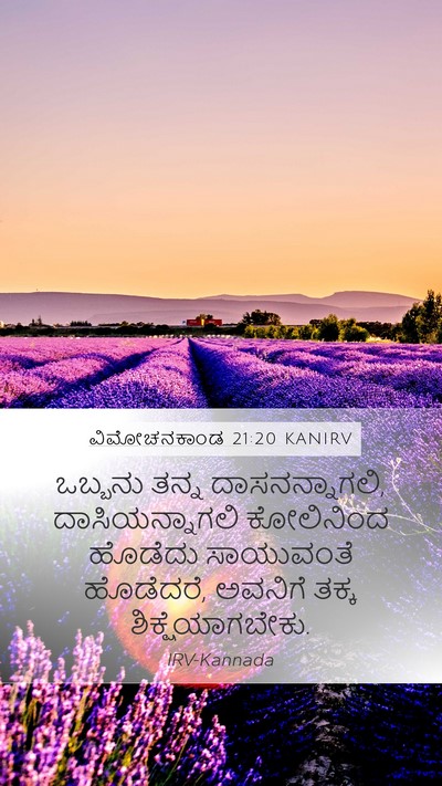 ವಿಮೋಚನಕಾಂಡ 21:20 KANIRV Bible Verse Image