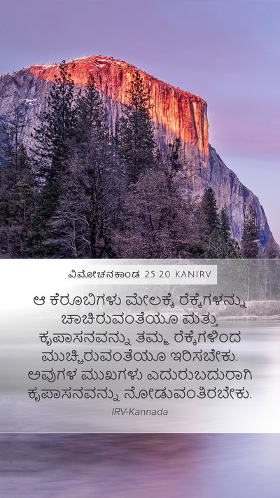 ವಿಮೋಚನಕಾಂಡ 25:20 KANIRV Bible Verse Image