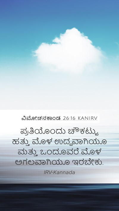 ವಿಮೋಚನಕಾಂಡ 26:16 KANIRV Mobile Phone Wallpaper - ಪ್ರತಿಯೊಂದು - Mobile Bible Verse Wallpaper