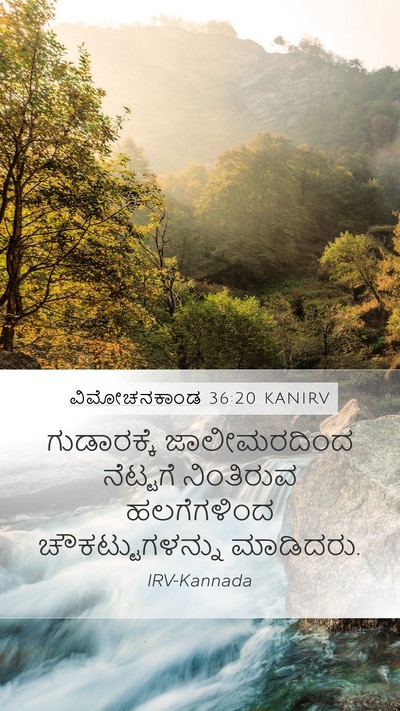 ವಿಮೋಚನಕಾಂಡ 36:20 KANIRV Bible Verse Image