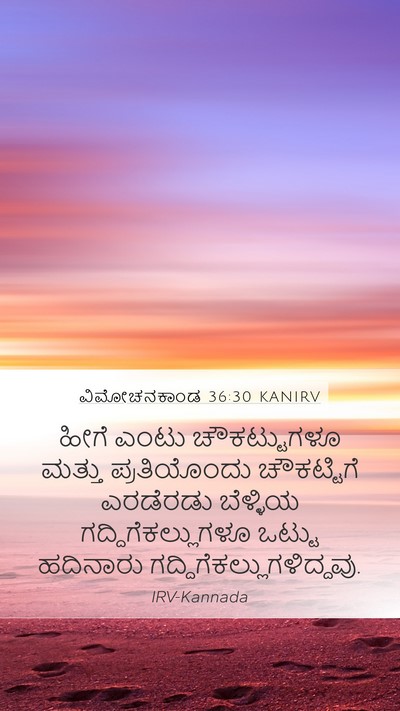 ವಿಮೋಚನಕಾಂಡ 36:30 KANIRV Mobile Phone Wallpaper - ಹೀಗೆ ಎಂಟು - Mobile Bible Verse Wallpaper