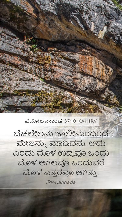 ವಿಮೋಚನಕಾಂಡ 37:10 KANIRV Bible Verse Image