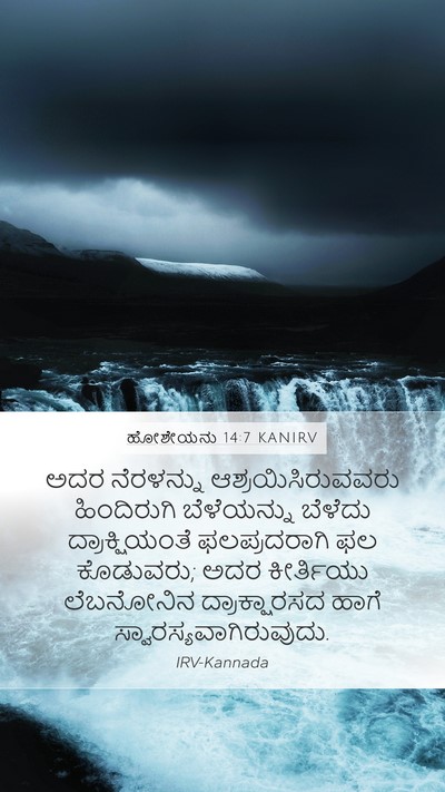 ಹೋಶೇಯನು 14:7 KANIRV Bible Verse Image